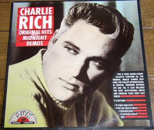 Charlie Rich - Original Hits And Midnight Demos - 2LP / 50s,ロカビリー,FIFTIES,SUN,Whirlwind,Rebound,Midnight Blues,You Made A Hit