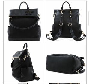 ♯VIVAYOU ♯リュック ♯ママバッグ ♯ブラック ♯マザーズバッグ ♯バッグパック 2way ショルダーバッグ ハンドバッグ