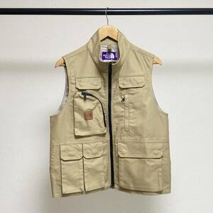 ** free shipping beautiful goods THE NORTH FACE PURPLE LABEL 65/35 Duck Field Vest men's S beige ** North Face purple lable . -stroke 