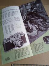 【カメラ】ライカ システムカタログ エルンストライツ 1952年_画像3