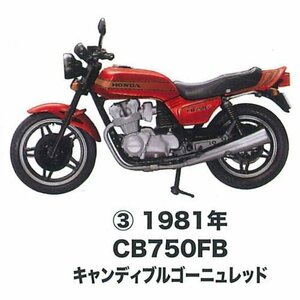 ＜新品＞　MONO　ヴィンテージバイクシリーズVol.02　ホンダ　CB750F　③1981年CB750FB　1/24サイズ　プラモデル　※カプセル無し