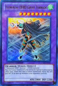 [ превосходный товар ]E*HERO Great TORNADO( Ultra ) английская версия LC02-EN010 Yugioh быстрое решение *