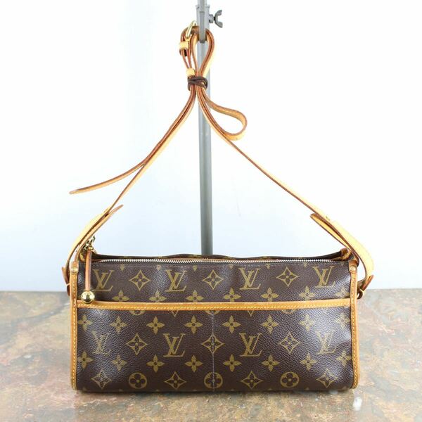 LOUIS VUITTON M40008 DU0035 MONOGRAM PATTERNED SHOULDER BAG MADE IN FRANCE/ルイヴィトンポパンクールモノグラム柄ショルダーバッグ