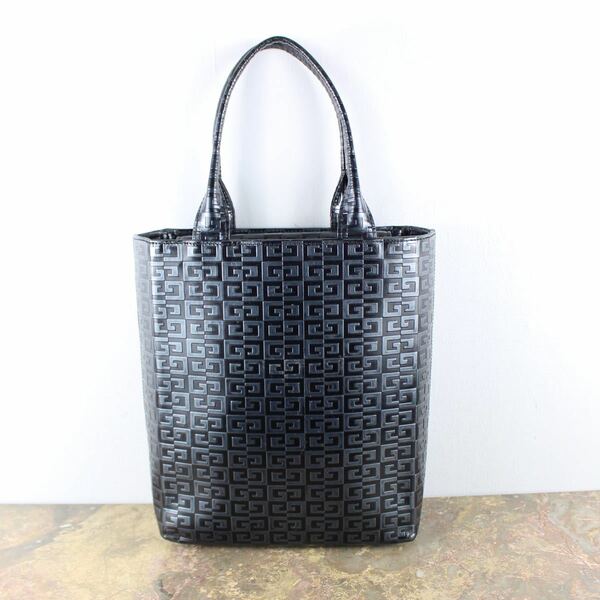 OLD GIVENCHY LOGO PATTERNED LEATHER TOTE BAG/オールドジバンシィロゴレザートートバッグ