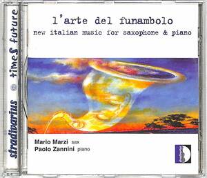 x5515/CD/Mario Marzi, Paolo Zannini/L'Arte Del Funambolo (New Italian Music For Saxophone & Piano)