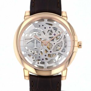 ハリー・ウィンストン HARRY WINSTON ミッドナイト スケルトン MIDAHM42RR001 シルバー文字盤 新品 腕時計 メンズ