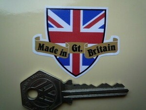 ◆送料無料◆ 海外 国旗 Made in Great Britain イギリス 50mm ステッカー