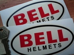 ◆送料無料◆ 海外 ベル ヘルメット Bell Helmets Cream 130mm 2枚セット ステッカー