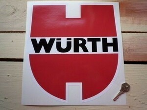 ◆送料無料◆ 海外 ウルト ドイツ Wurth 215mm ステッカー