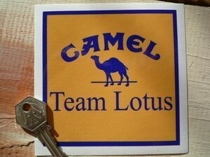 ◆送料無料◆ 海外 Team Lotus チーム ロータス 105mm ステッカー