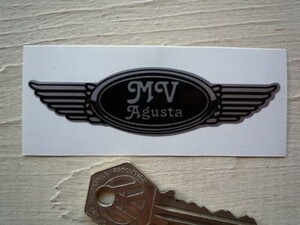◆送料無料◆ 海外 MV Agusta Winged Helmet アグスタ 90mm ステッカー