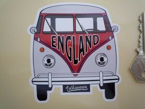 ◆送料無料◆ 海外 国旗 車 England Volkswagen VW フォルクスワーゲン イングランド 80m ステッカー