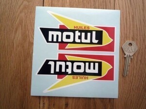 ◆送料無料◆ 海外 モチュール Motul Huiles 220mm 2枚セット ステッカー