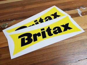 ◆送料無料◆ 海外 ブリタックス Britax Waisted Yellow 258mm 2枚セット ステッカー