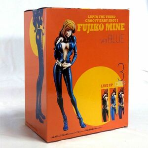 GROOVY BABY SHOT I Lupin III Mine Fujiko ver.BLUE PVC покрашен конечный продукт фигурка [ новый товар / нераспечатанный ]