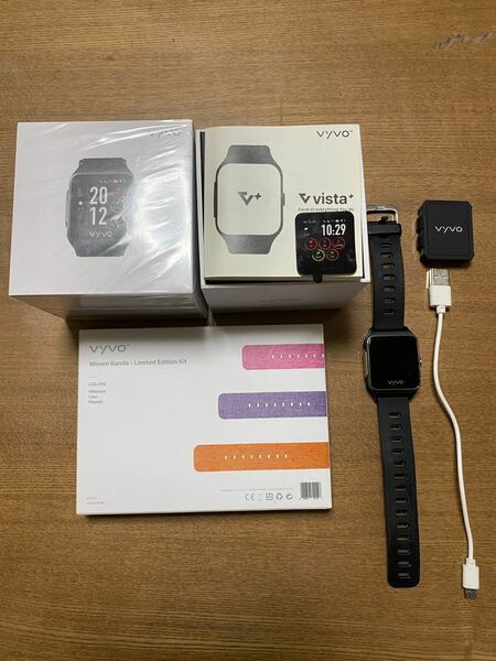 vyvo社　スマートウォッチvyvo vista+ 防塵防水、WOVENバンド