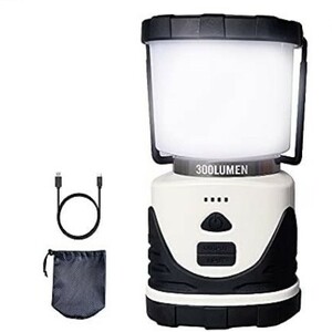 LEDランタン 防災 キャンプランタン USB充電式 昼光色切替 収納袋つき アウトドア 登山