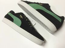 デッド 希少 限定 新品 PUMA X-LARGE Suede Classic プーマ エクストララージ スエード 別注 コラボ 黒 × 緑 us 11.5 JP 29.5 レアモデル_画像4