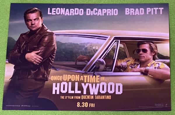ワンス・アポン・ア・タイム・イン・ハリウッド 限定 ビジュアルカード / レオナルド・ディカプリオ ブラッド・ピット マーゴット・ロビー