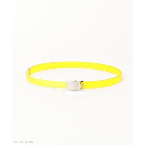 【B'2nd】 クリアベルト ● 新品 ● ベルト B2nd イエロー クリア PVC 黄色 透明