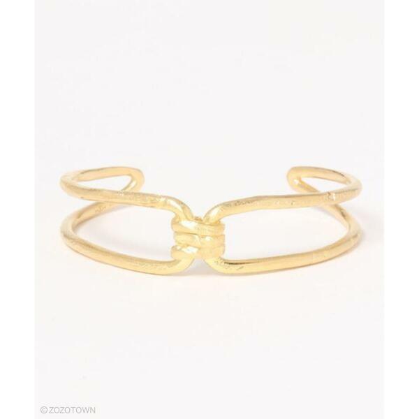 【ALEXIA STAM】 Triple Loop Gold Bangle/トリプルループゴールドバングル