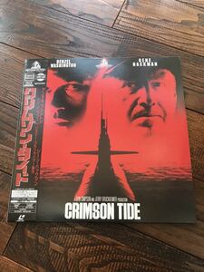 希少！クリムゾン・タイド CRIMSON TIDE　タグ付き レーザーディスク LD 中古美品