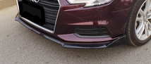 ★アウディ Audi A3★ バンパーリップ フロントスポイラー ディフューザー アンダーガード 傷防止 1台分3パーツセット 2色展開_画像4