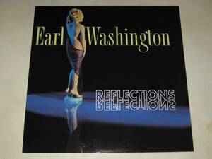 ★幻の名盤！EARL　WASHINGTON／REFLECTIONS　アール・ワシントン　☆重量レコード ☆美女?ジャケ/コーティング・ジャケット　入手困難！