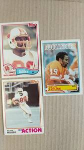 NFLカード　KEVIN HOUSE / TOPPS 82,83,84,86　バッカニアーズ　WR