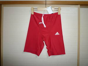  Adidas techfit Tec Fit stretch inner pants red M size spats ②