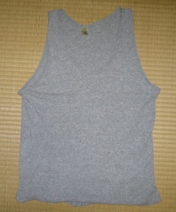 タンクトップ(ランニングシャツ)■LARGE○灰色・グレー