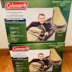 新品未開封 コールマン 寝袋 2個