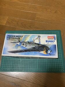 【未組立・保管品】 SUNNY　focke-wulf wwⅡ germanefighter （飛行機） 1/72モデル/サニー/ゲルマンファイター【昭和レトロ　当時物】