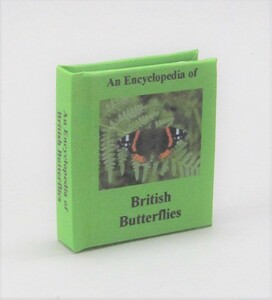 英国製豆本「英国の蝶」写真集 ドールハウス
