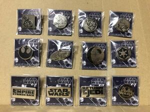 97 year made [STAR WARS 20 anniversary commemoration pin badge all 12 kind set ] postage 198 jpy Star Wars special compilation 20th pin bachi pin ztes Star Falcon 