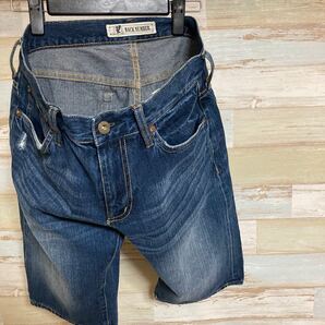 季節限定☆BACKNUMBER ハーフジーンズ 90’sファッション 定番物☆ ユニセックス W30 格安