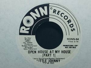 Little Johnny Taylor - Open House At My House 白ラベルプロモ WLP