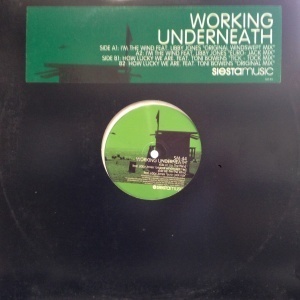 12inchレコード WORKING UNDERNEATH / I'M THE WIND