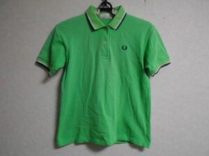 * Fred Perry * polo-shirt with short sleeves * yellow green *sizeM