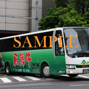 D【バス写真】Ｌ版４枚 濃飛バス エアロエース 大阪線高速バスの画像4