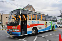 D【バス写真】Ｌ版４枚　芸陽バス　セレガR　セレガ　かぐや姫号（３）_画像4