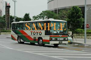 D[ bus photograph ]L version 5 sheets higashi . bus Blue Ribbon Selega Okinawa 