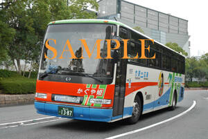 D【バス写真】Ｌ版５枚　芸陽バス　セレガ　エルガ　かぐや姫号