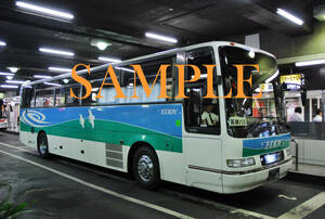 D[ bus photograph ]L version 3 sheets Tokushima bus Selega high speed car (4)