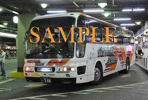 D【バス写真】Ｌ版１枚　南海バス　エアロバス　徳島線