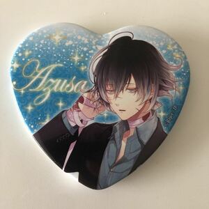 ディアラバ　無神アズサ　DIABOLIK LOVERS ハート　缶バッジ ディアボリックラヴァーズ