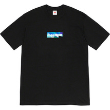 Sサイズ おまけ付き 新品 Supreme Emilio Pucci Box Logo Tee シュプリーム エミリオプッチ ボックスロゴ 黒/青 国内正規品_画像1