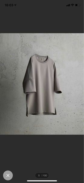 【ATTACHMENT × WYM】IRREGULAR SLEEVE RELAX TEE