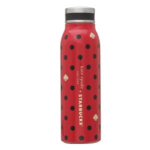 再値下げしました!! スターバックス ケイトスペード ステンレス ボトル ポルカドッツ 444ml 新品未使用品!