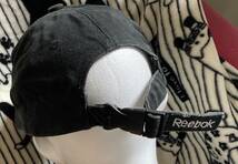 いま大流行のローキャップです♪【Reebok リーボック】黒カラーベースボールCAP帽子／サイズ57-59cm／スナップバック式／ユニセックス仕様_画像3